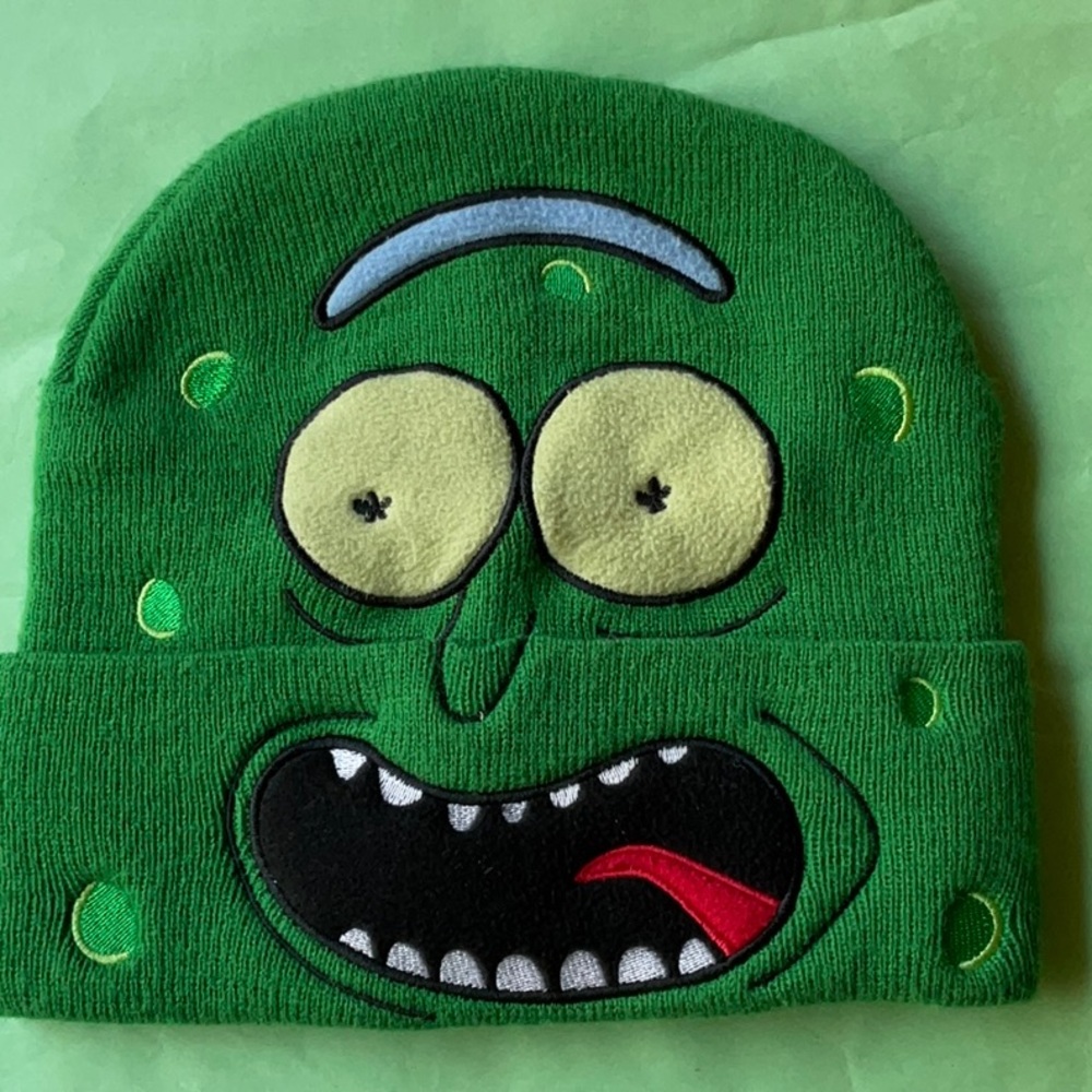 💚 RICK and MORTY™️ PICKLE ROCK RICK BEENIE 💚
